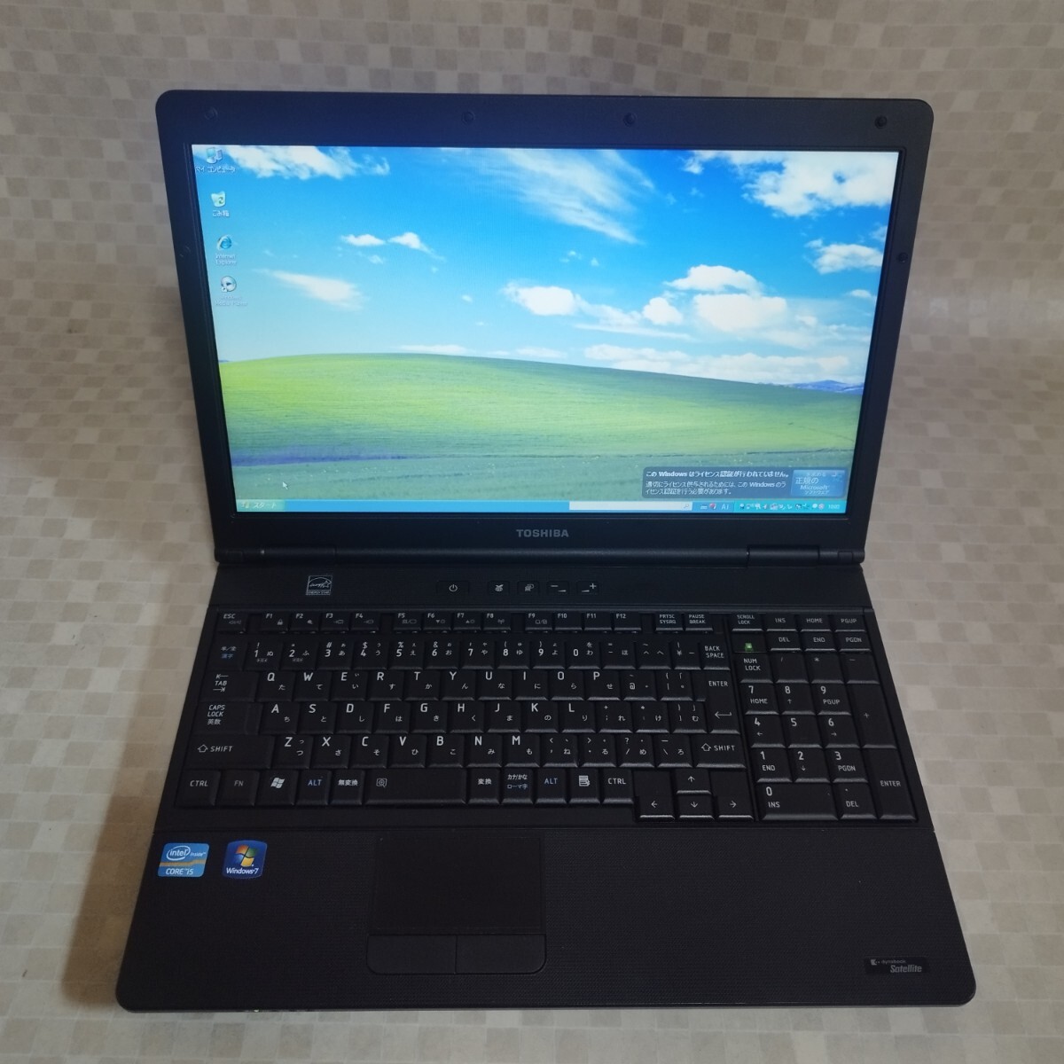 341112a★Windows XP.11.7.10.Vista OS選択可 東芝 B552/F Core i5-3210M/4GB/HDD320GB/USB3.0/無線/eSATA/15.6” 1366x768/リカバリ-作成拍卖