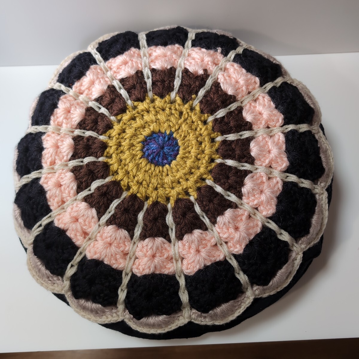 ●未使用品●昭和レトロ●クッション●直径約40cm●拍卖