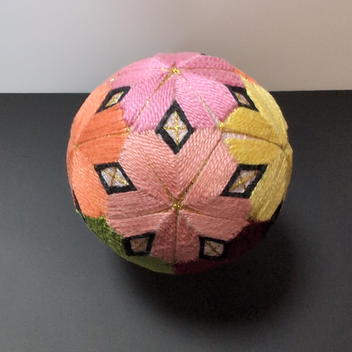 ●未使用品●紀州手毬●直径約8.5cm●6拍卖