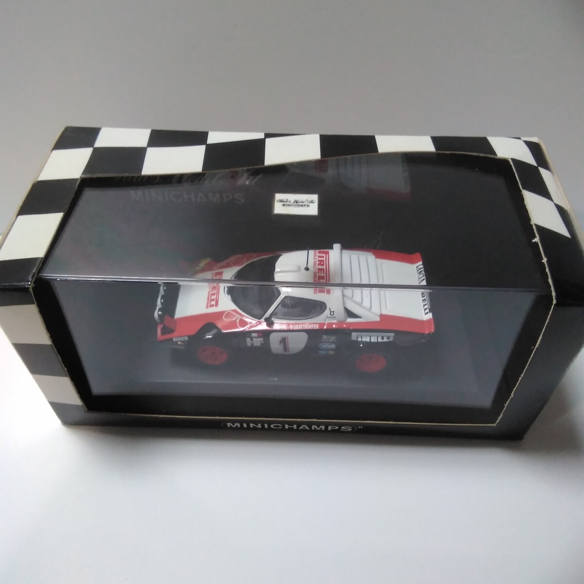 ◆未使用品◆ミニチャンプス◆ランチャストラトス◆ピレリーカラー◆1978年◆拍卖