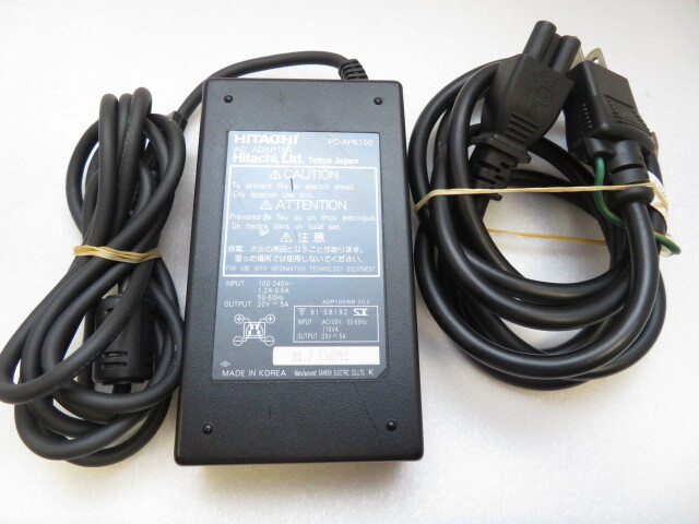 AD35284★日立 HITACHI★ACアダプター★PC-AP6100★保証付!即決!拍卖