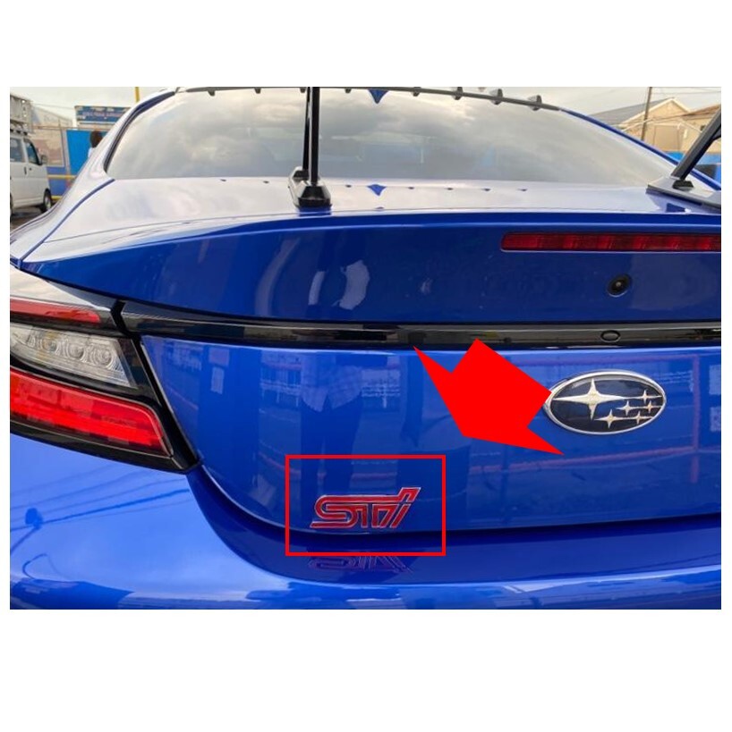 ★新品 未使用 純正部品 スバル SUBARU BRZ S STI リヤエンブレム オーナメント ワンポイント エンブレム 在庫限り 希少 レア★拍卖