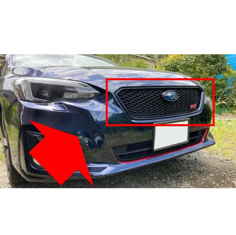 ☆新品 未使用 純正部品 スバル SUBARU インプレッサ GT7型 5代目 OPフロントグリル LEDエンブレム付き OPグリル 在庫限り 希少 レア★拍卖