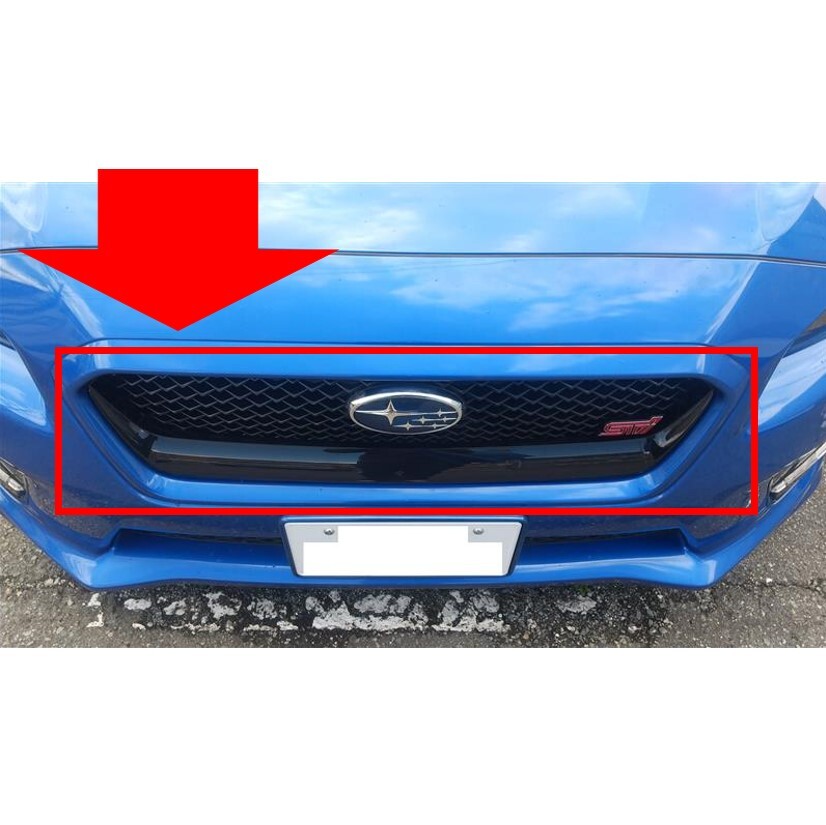 ☆新品 未使用 純正部品 スバル SUBARU WRX STI 後期 フロントグリル グリル フロントガーニッシュ メッシュグリル 在庫限り 希少 レア★拍卖