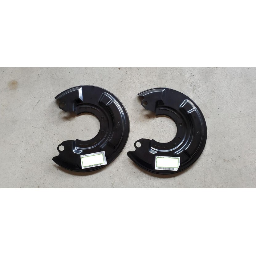 ☆新品 未使用 純正部品 スバル R1 SUBARU バックプレート ブレーキバックプレート ブレーキシールド 左右セット 2個 在庫限り 希少 レア★拍卖