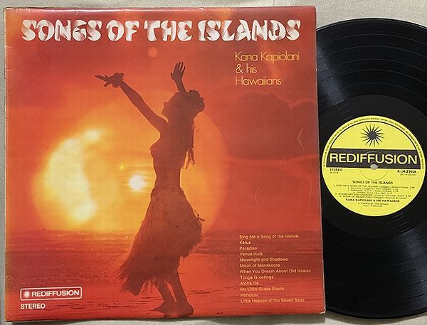 LP Kana Kapiolani And His Hawaiians UK盤 Songs Of The Islands RIM ZS 45 ハワイ ハワイアン拍卖