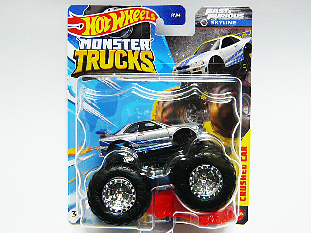■ホットウィール■モンスタートラック ワイルドスピード 日産スカイラインGT-R(R34)ブライアン Fast and Furious拍卖