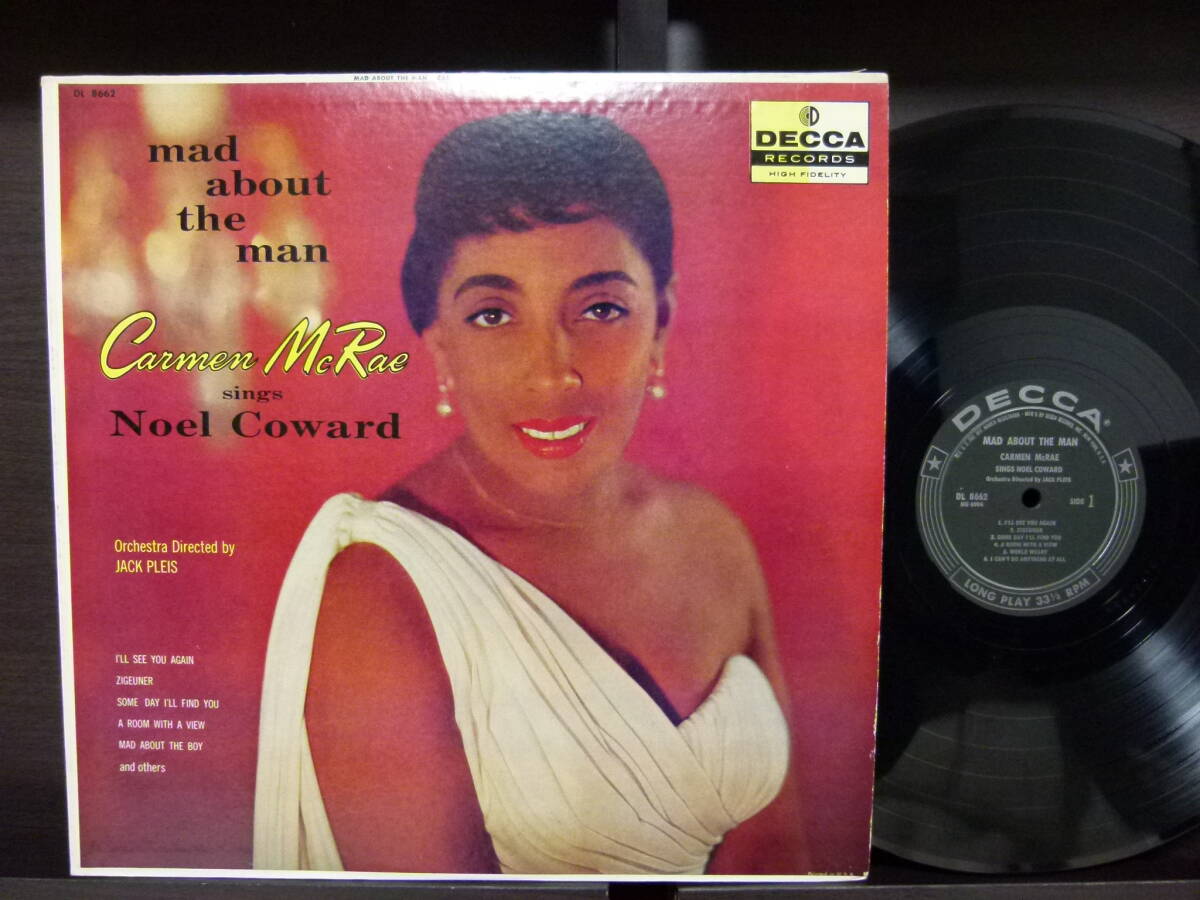 ■激レア■美盤オリジナル■CARMEN McRAE■MAD ABOUT THE MAN■両面深溝、FLAT拍卖