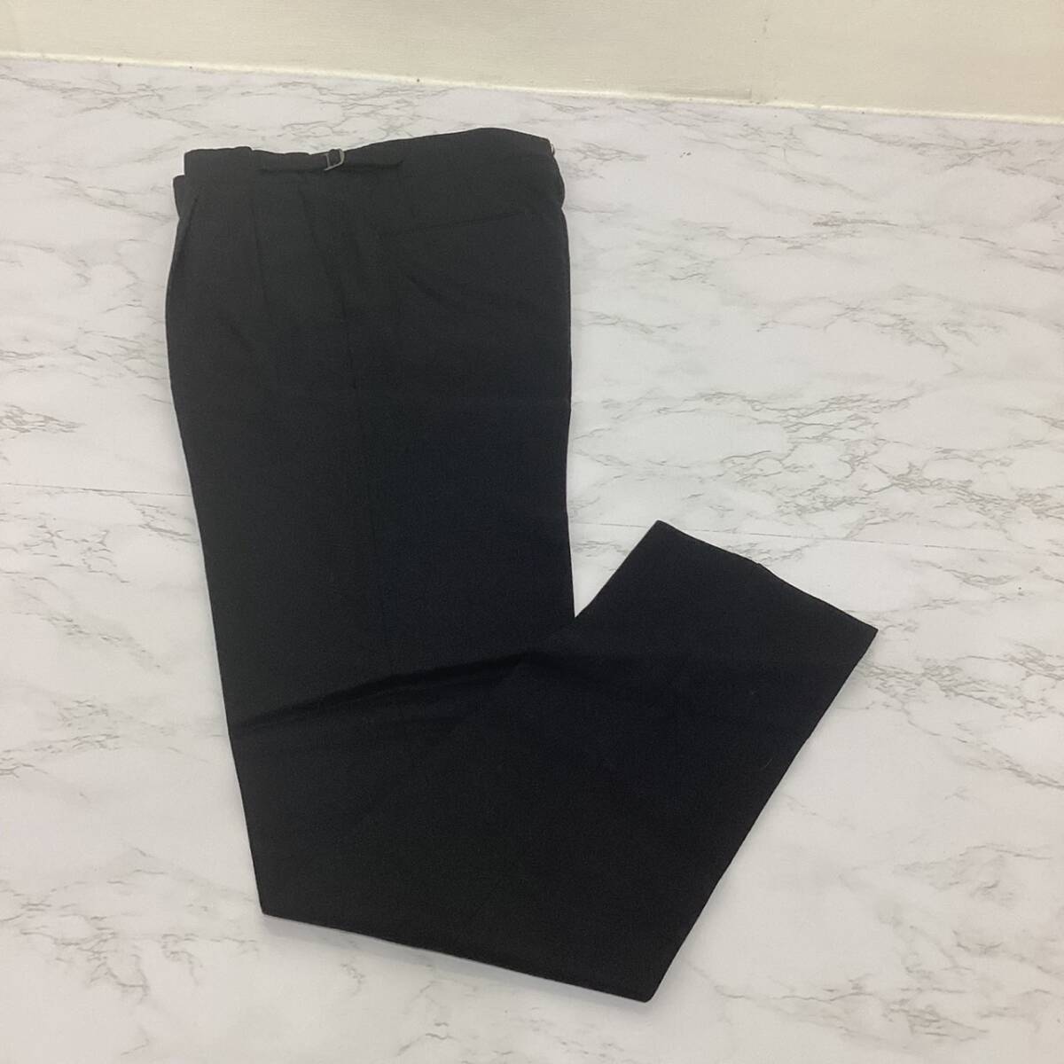 GERMANO(ジェルマーノ) パンツ 黒 イタリア製 サイズ52(ウエスト約92㎝) 定価税込35200円→11000円ラスト価格!拍卖