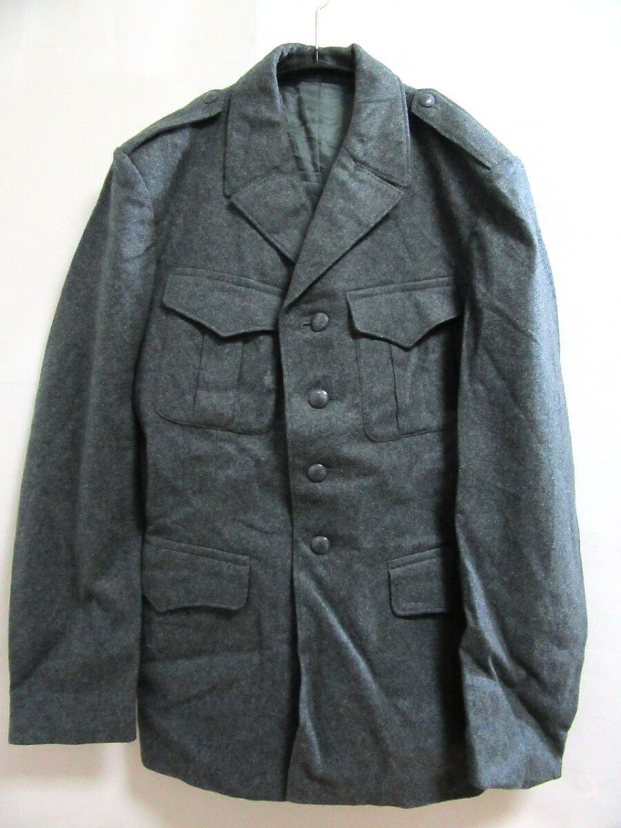 us26-8 スイス軍 ウールジャケット コート 92AA 80s 90s vintage アメリカ古着 US古着拍卖