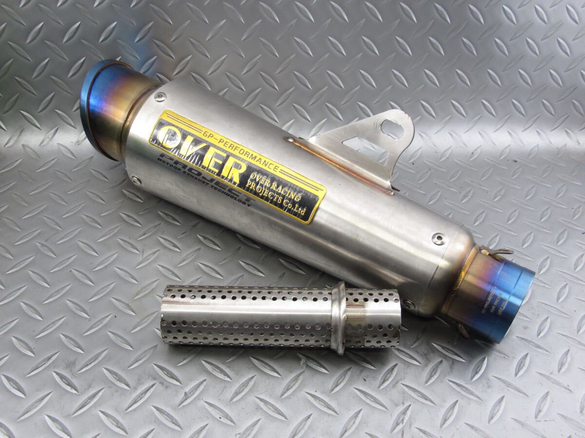 なんちゃって OVER GP-PERFORMANCE 風 サイレンサー 汎用 差し込み50.8Φ拍卖