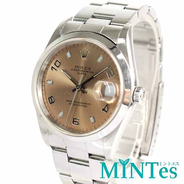 Rolex ロレックス 15200 オイスターパーペチュアル デイト メンズ腕時計 オートマチック ピンク×シルバー SS メンズ 男性 高級 人気拍卖