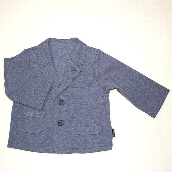 コムサイズム 80 やわらか綿100%ジャケットP グレー拍卖