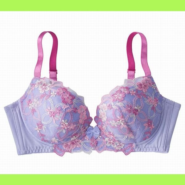 トリンプ C80 脇高背中すっきり リフトUP 谷間メイク細見えシルエット ブラジャー ラベンダー拍卖