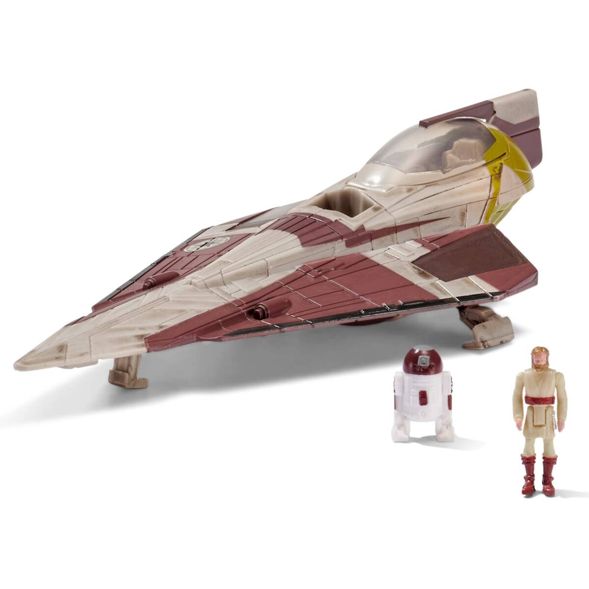 【中古】スター・ウォーズ マイクロギャラクシー飛行隊 スターファイター クラス OBI-WAN ケノービのジェダイ スターファイター 5インチ車拍卖