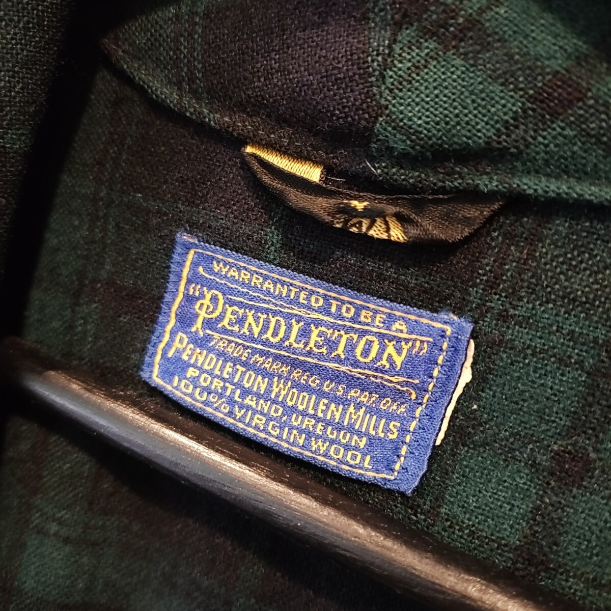 Vintage 1940s PENDLETON ウールガウン ブラックウォッチ ビンテージ ペンドルトン wool gown 40年代拍卖