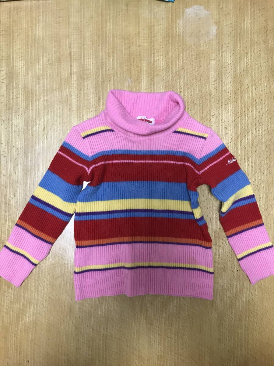 ミキハウス mikihouse セーター 日本製 made in Japan 100cm拍卖