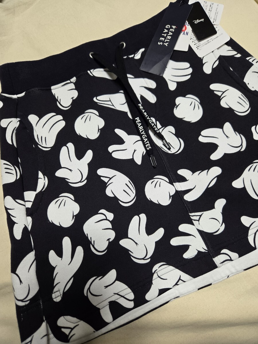 0 サイズ S パーリーゲイツ スカート 裏起毛 冬 ディズニー コラボ ゴルフ拍卖