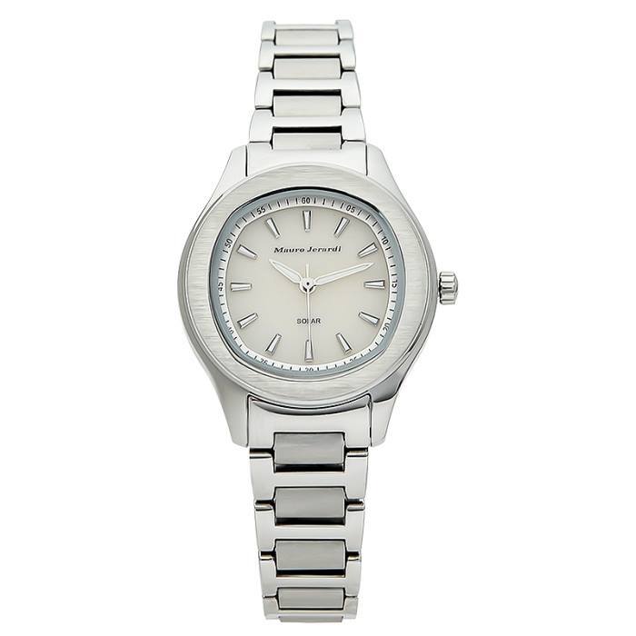 レディース 腕時計 ソーラー電源 MJ054-3 マウロジェラルディ ステンレス 無垢 ソーラー 電池交換不要 クォーツ 針 ウォッチ拍卖