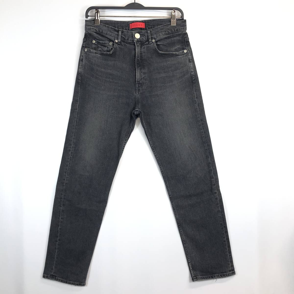 BEAMS × RED CARD デニム パンツ B88887 ストレッチ ブラック 29サイズ ビームス レッドカード 日本製拍卖