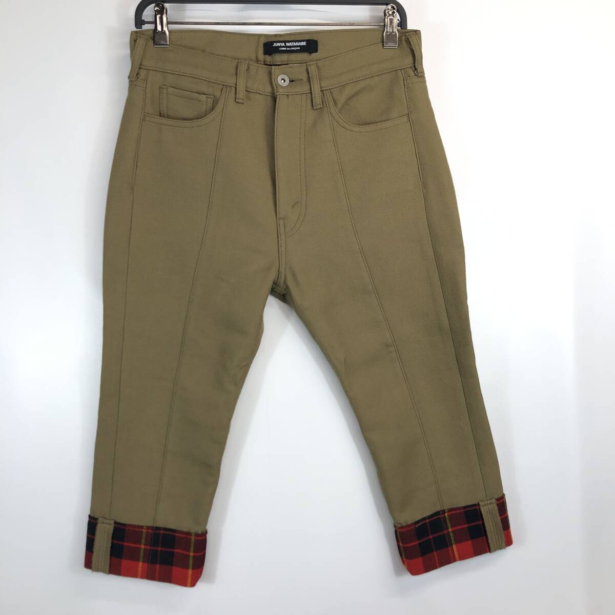 JUNYA WATANABE ジュンヤワタナベ コムデギャルソン ウールクロップドパンツ Sサイズ JR-P021拍卖