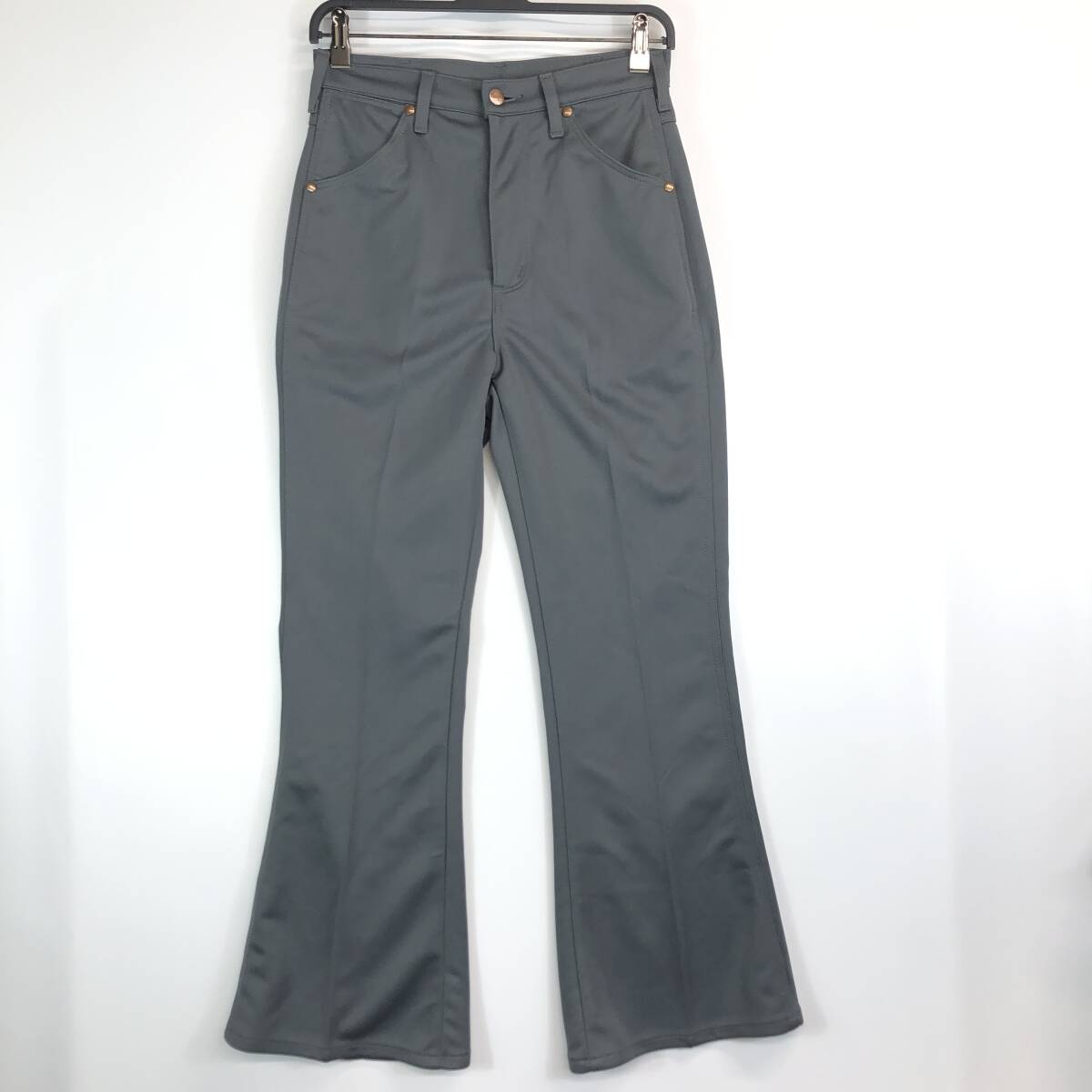 ラングラー フィルザビル別注 WRANGLER×FILL THE BILL. ブーツカットパンツ スラックス Mサイズ レディース WS8173 薄手拍卖