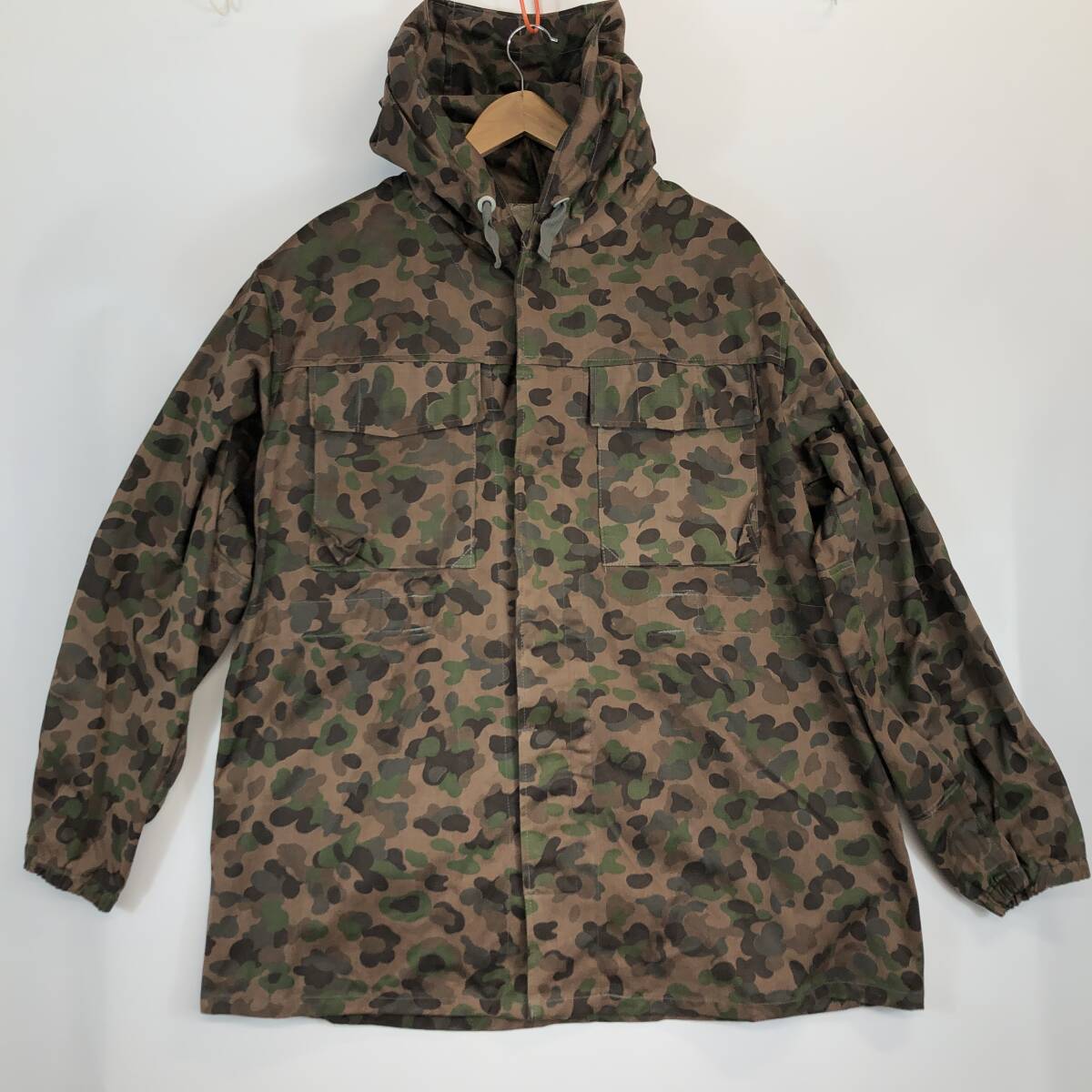 70s military オーストリア軍 ピードットカモ コットンパーカー 迷彩 HBA1973拍卖
