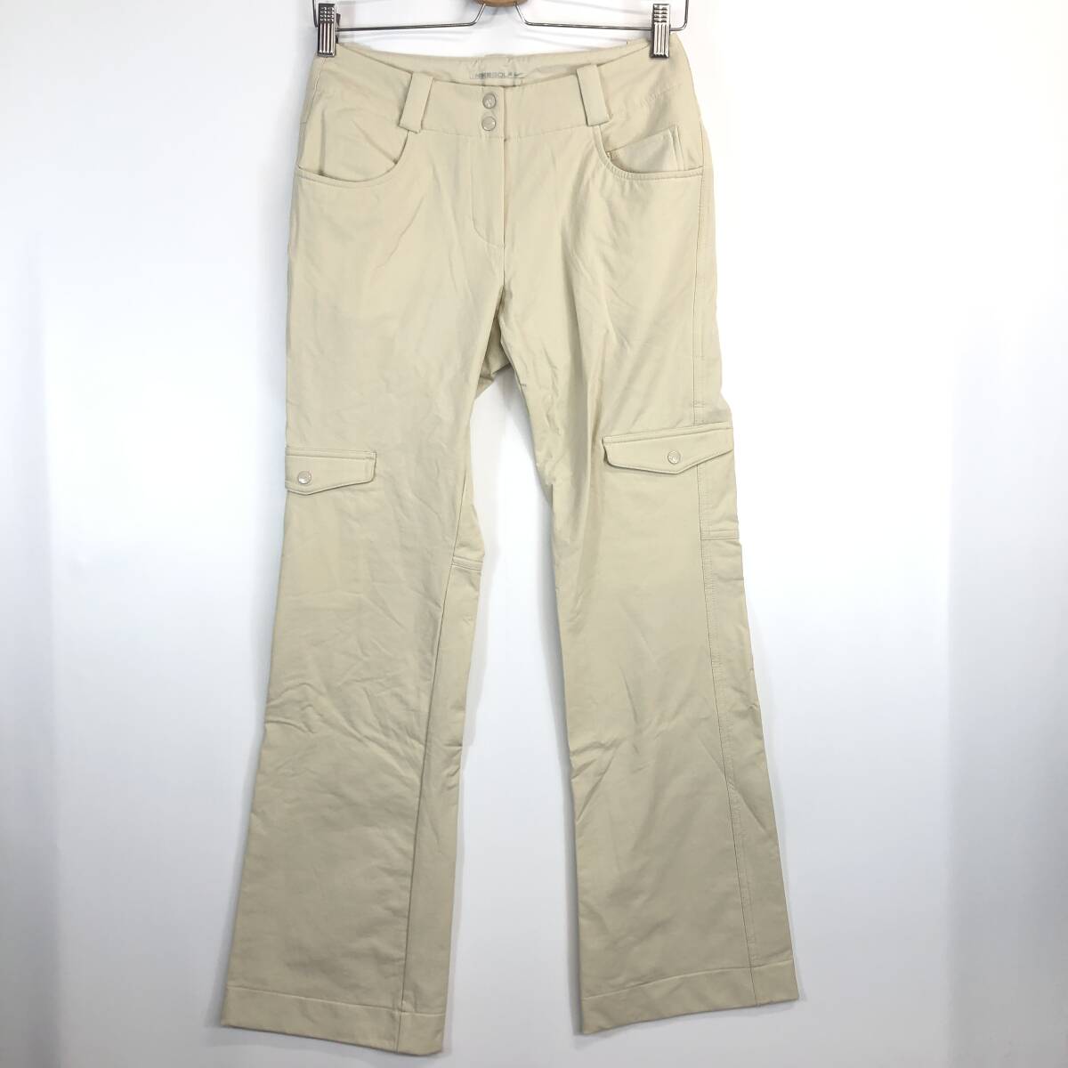 ナイキゴルフ NIKE GOLF ゴルフパンツ レディース2サイズ 338934 アイボリー系拍卖