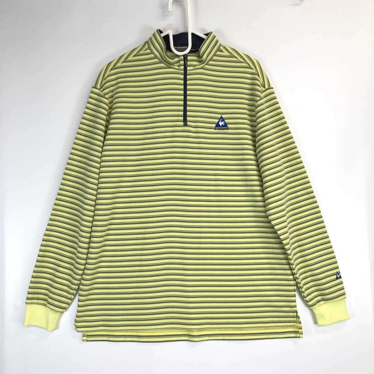 ルコックスポルティフゴルフコレクション ハーフジッププルオーバーシャツ Lサイズ QG1263拍卖