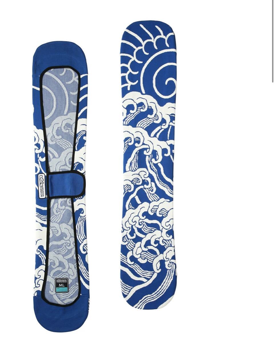 eb's/エビス knit cover/ニットカバー NAMI/ナミ SMサイズ snowboard スノーボード ソールカバー ソールガード ボードケース拍卖