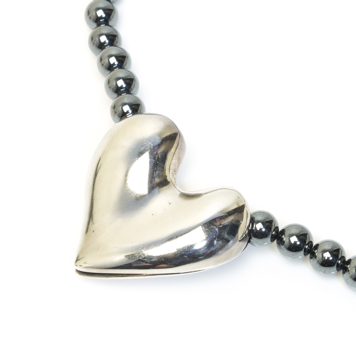 ジョージジェンセン 247B ハート ネックレス GEORG JENSEN拍卖