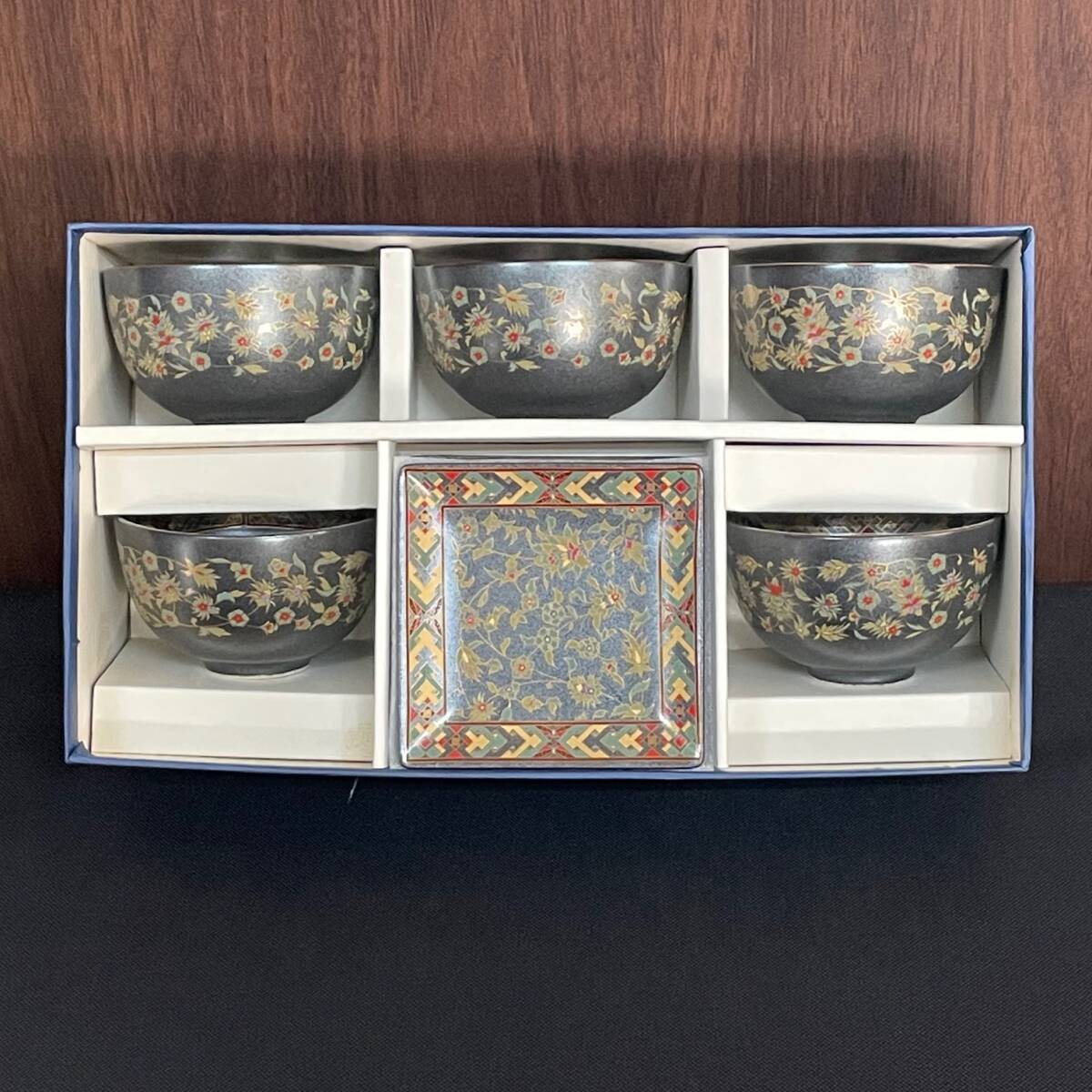 個人長期保管品 うつわ物語 瑞陶 夢更紗 茶菓揃 茶器 湯呑 うつわ コップ 湯飲み拍卖