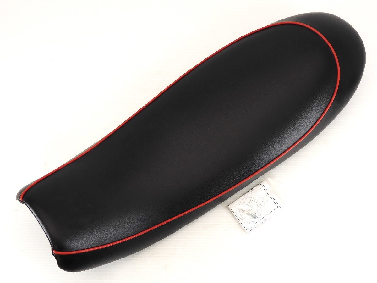 140【評価N】未使用 NitroHeads ナイトロヘッズ 製 FTR 他 超フラット スムース シート BKRD 黒赤 パイピング ライン イージーライダース拍卖