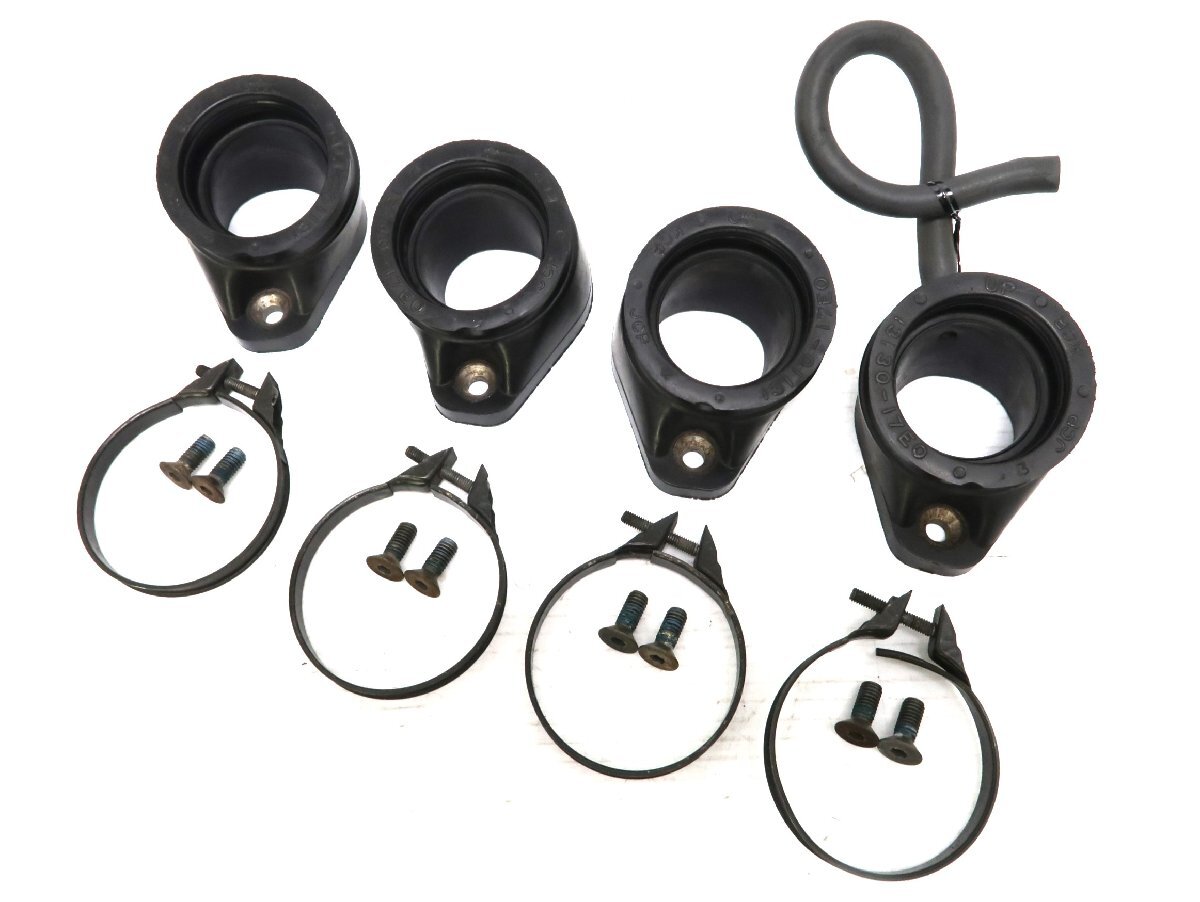 0【評価S】 GSX-R750 GSXR750 W JS1GR7BA 純正 インシュレーター インマニ セット 13110-17E0 13130-17E0 13140-17E0 GR7BA 1992- 北米仕様拍卖