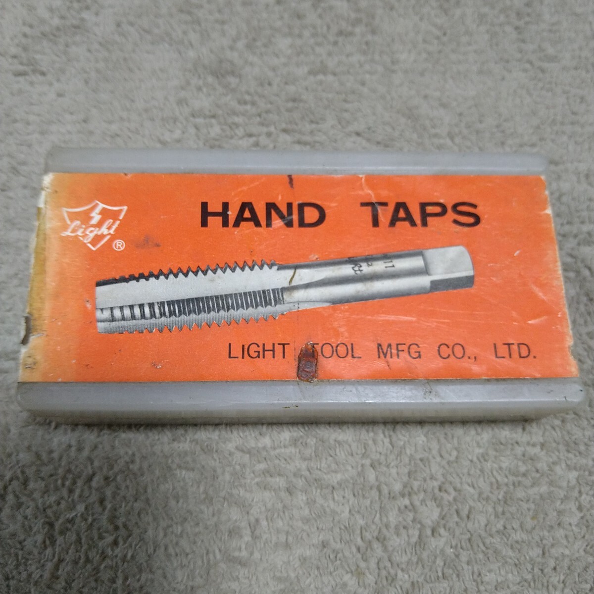 ジャンク品/長期保管品/Light/ライト精機/ハンドタップ/SKS2/18M×2.5(メートルねじ)全長100mm軸径11mm/四角/先、中、上3本組セット拍卖