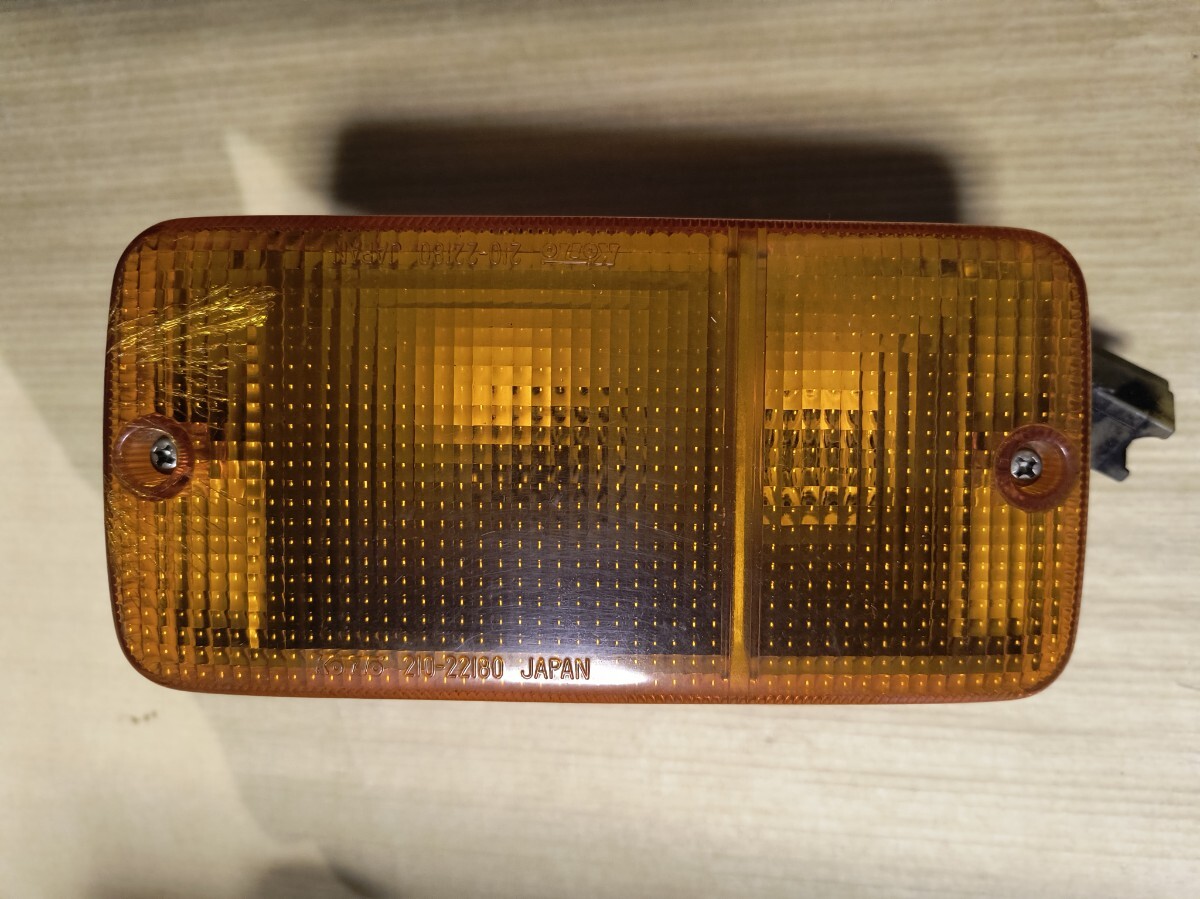 ホンダ アクティ トラック バン 純正 ウインカーレンズ 右 フロントバンパー用 HA3 HA4 アクティ 前期 KOITO 210-22180 スモールランプ拍卖