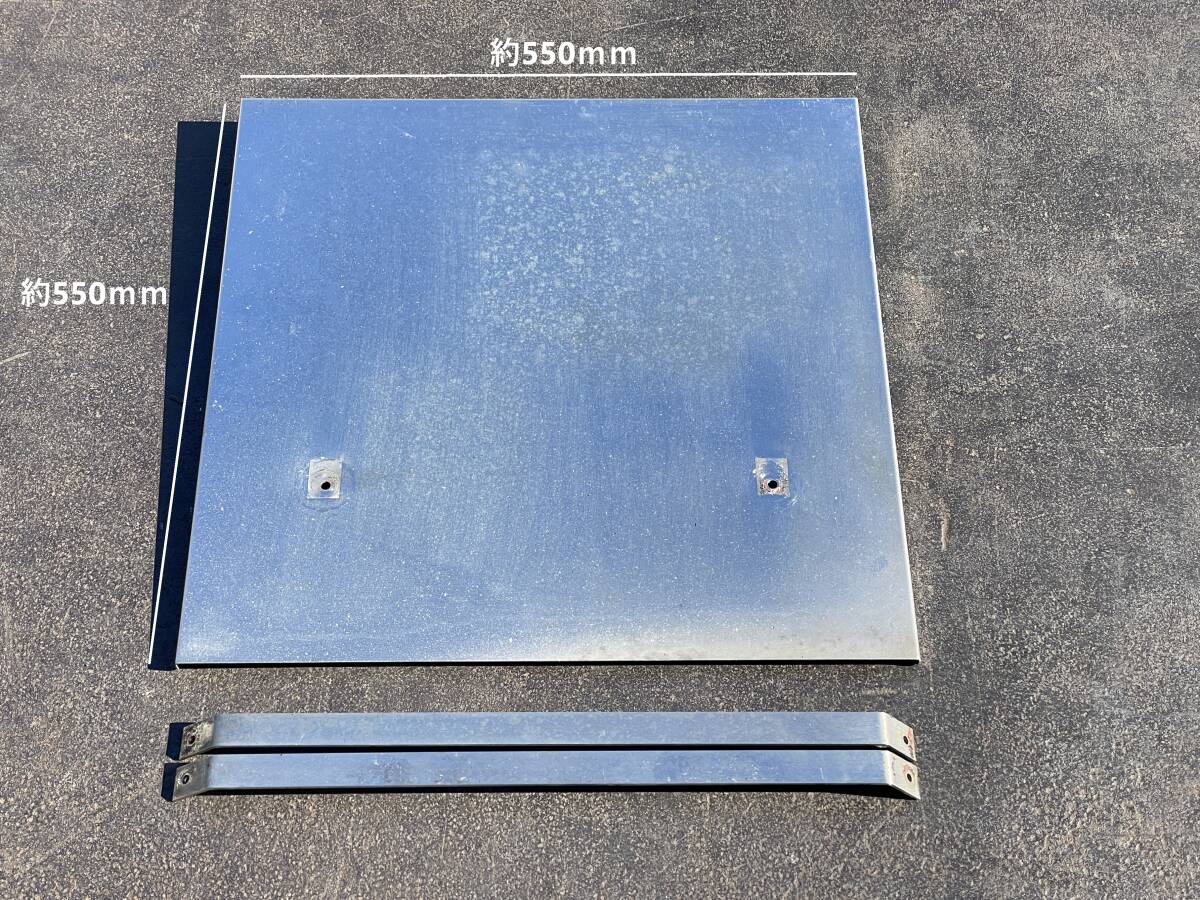 リアフェンダー★後方補助★大型★550mm×550mm★ステンレス製★3点★泥よけ★泥除け★即決★デコトラ★ホ93A拍卖