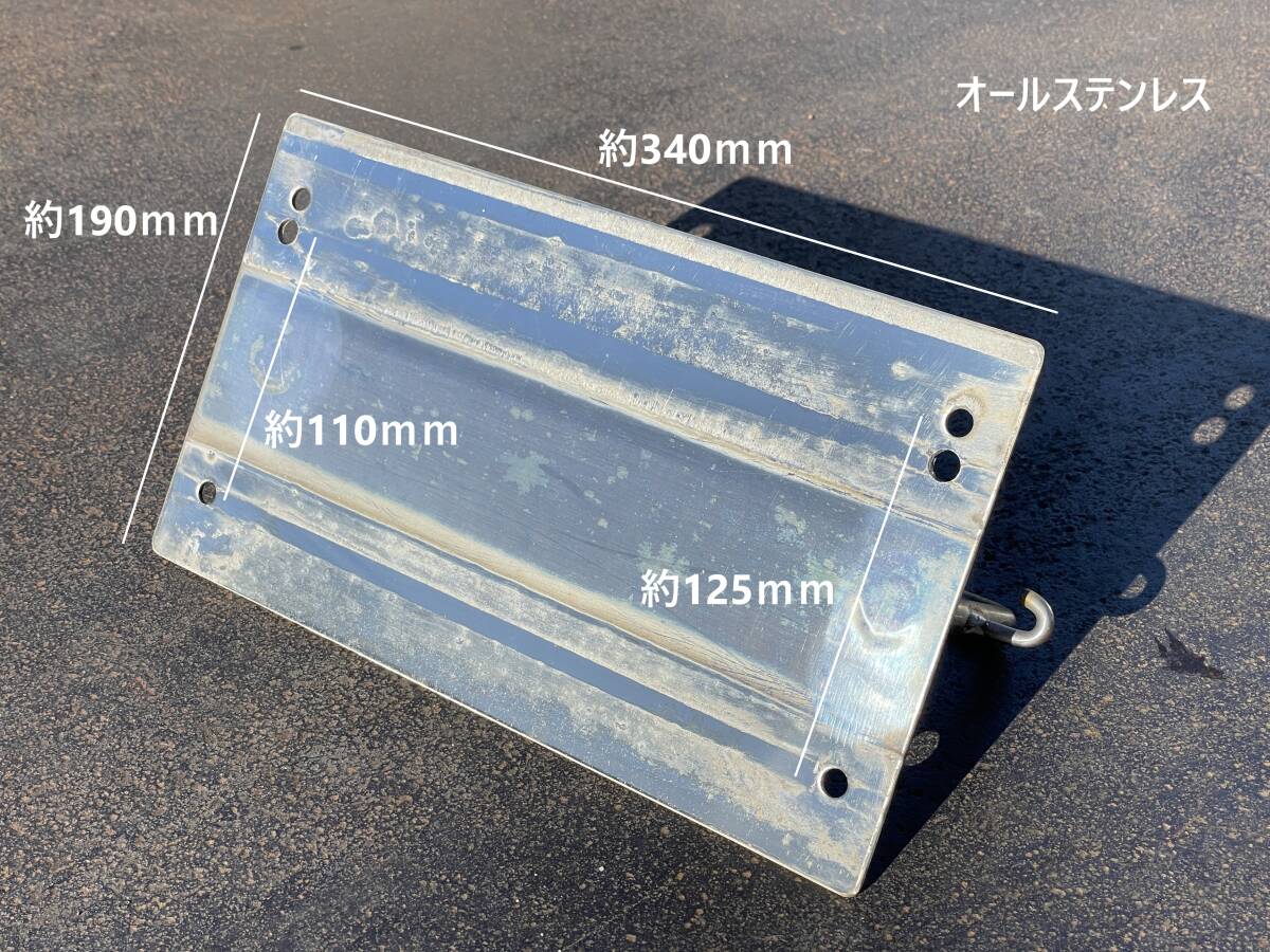 歯止めブラケット★オールステンレス製★タイヤストッパ★輪止めホルダー★取付金具★即決★ス09K拍卖