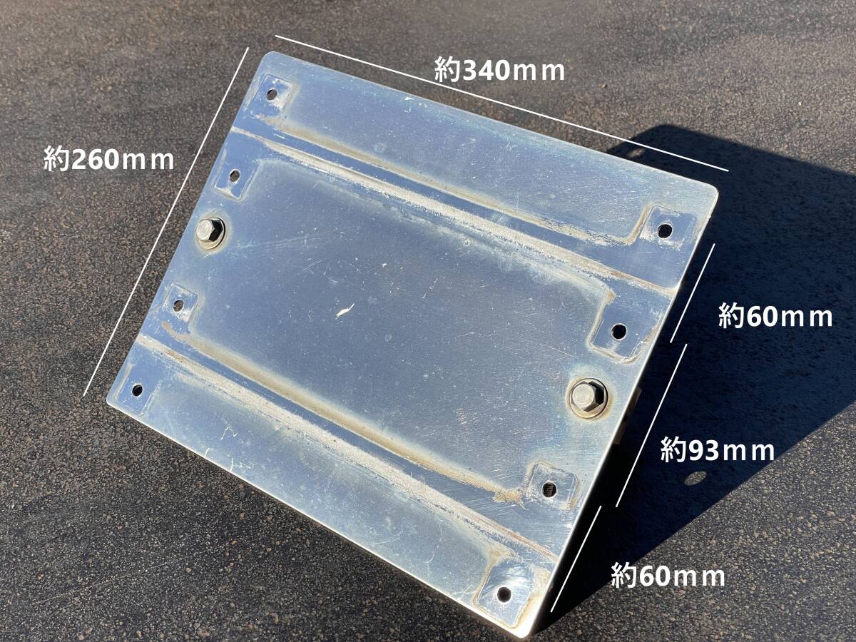 歯止めブラケット★ステンレス製★タイヤストッパ★輪止めホルダー★取付金具★即決★ス14U拍卖