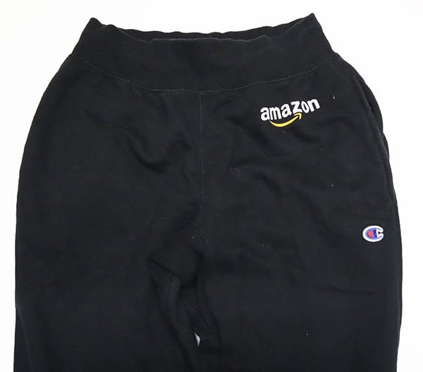OP53チャンピオンCHAMPIONアメリカ古着スウェットパンツSアマゾンAMAZONリバースウィーブ黒系トレーニングパンツ/オールド&レトロスタイル拍卖