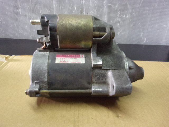 【2673】アルトラパン HE21S 2003年式 K6A ターボ セルモーター スターター 31100-76G10 228000-9511 デンソー 棚F2-3拍卖