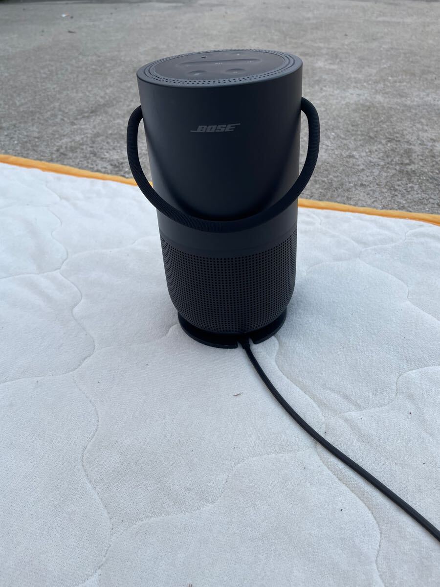良品 BOSE 429329 ボーズ 高級 ポータブルスマートスピーカー Portable home speaker ブラック ポータブルホームスピーカー 動作確認済拍卖