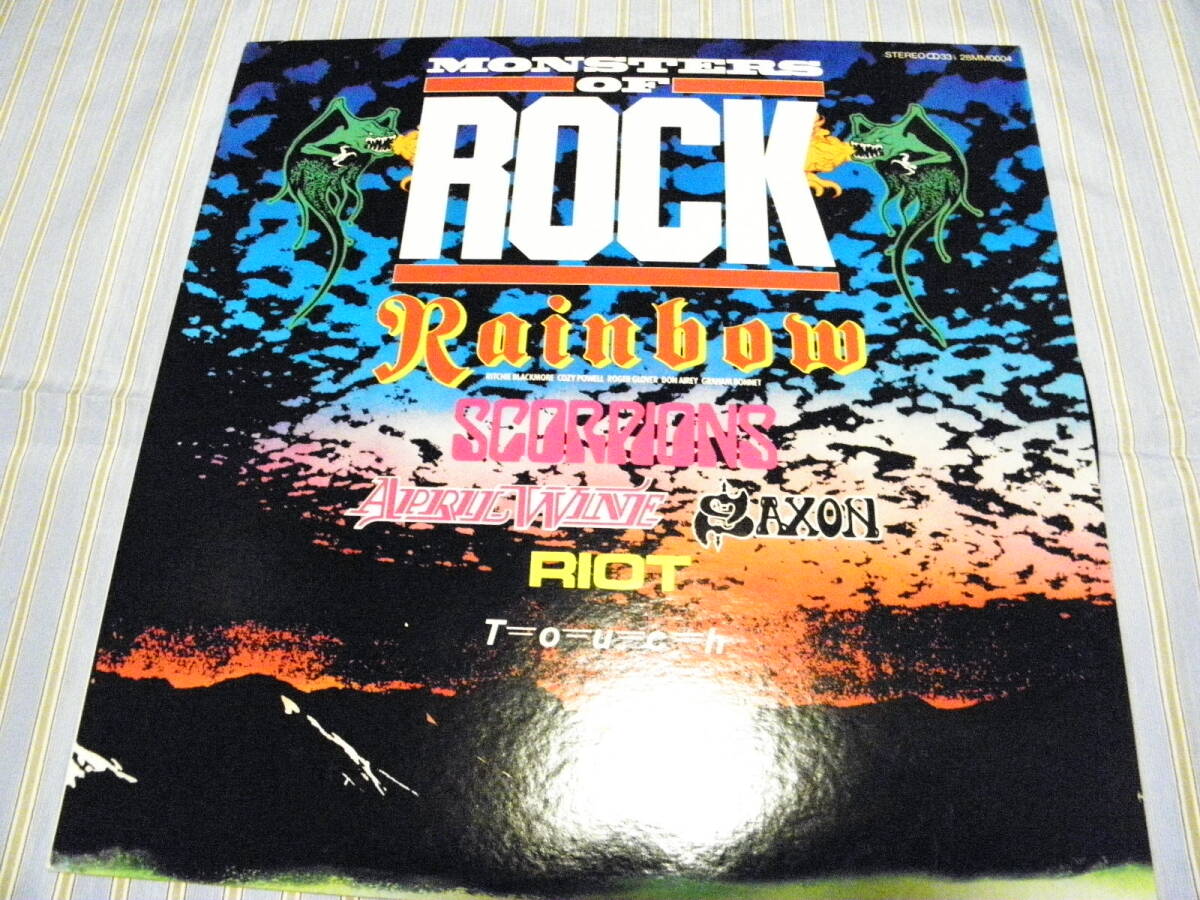日LP■モンスターズ・オブ・ロック/レインボー、スコーピオンズ、ライオット、他■美盤・良音■P-201E070拍卖
