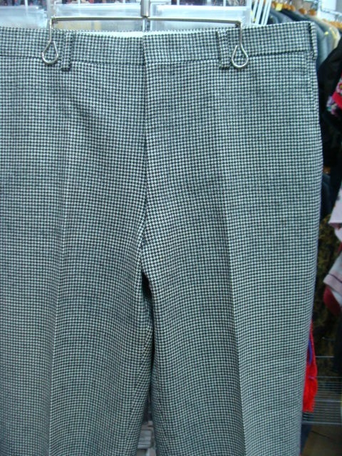 90s' BURBERRY バーバリー ウールパンツ 千鳥格子 (W86) 拍卖