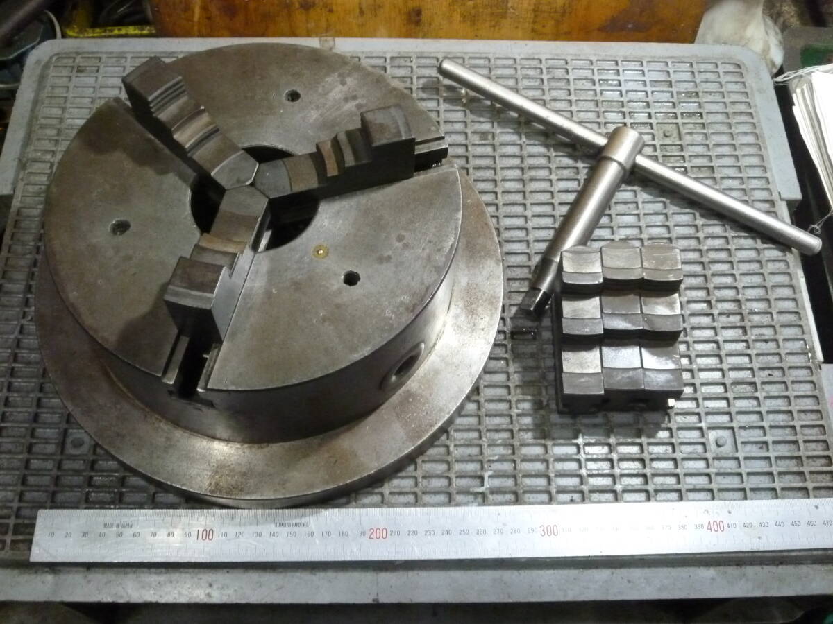 ◇230Φ三ツ爪スクロールチャック・フランジ付 (DC2439) ◇拍卖