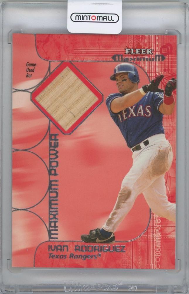 【IVAN RODRIGUEZ(Texas Rangers)】2002 FLEER Maximum Power Bat 拍卖
