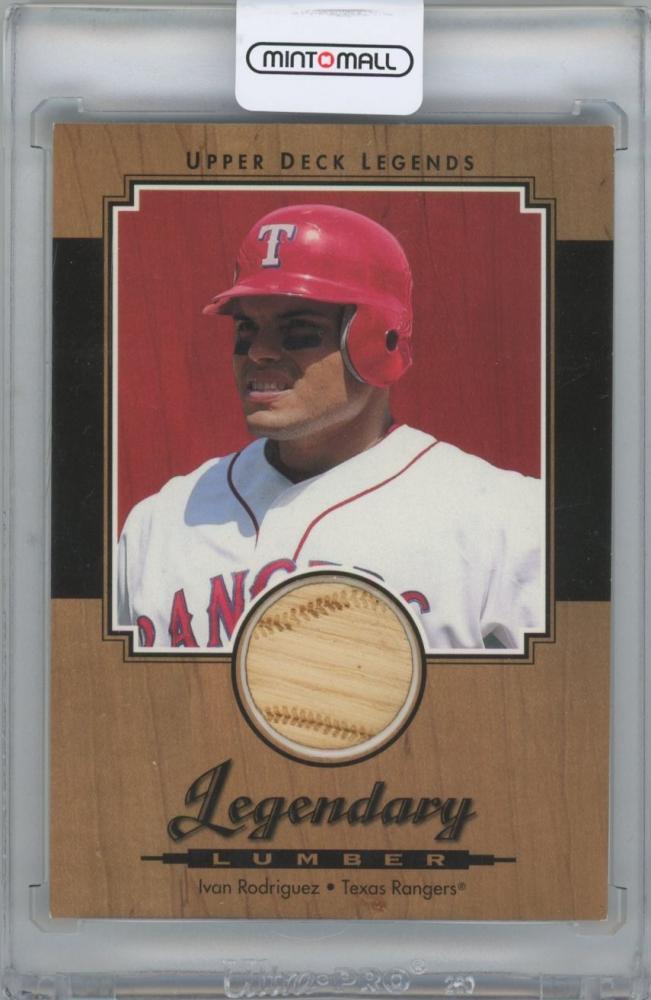 【IVAN RODRIGUEZ(Texas Rangers)】2001 UPPER DECK Legends Legendary Lumber 拍卖