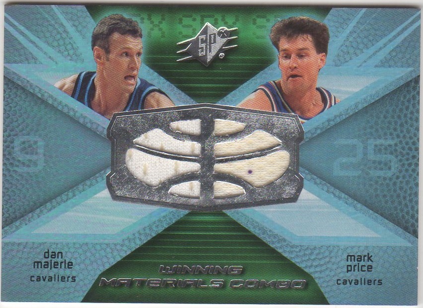【DAN MAJERLE & MARK PRICE(Cleveland Cavaliers)】2008-09 UD SPx Winning Materials Combos拍卖