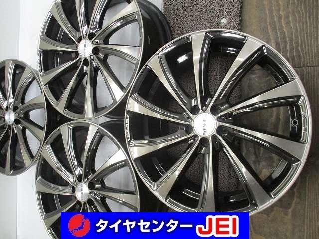 19インチ ヴェネルディ 7.5J+48 100 アリオン/プレミオ 中古アルミホイール【4本セット】送料無料(A19-5117)拍卖