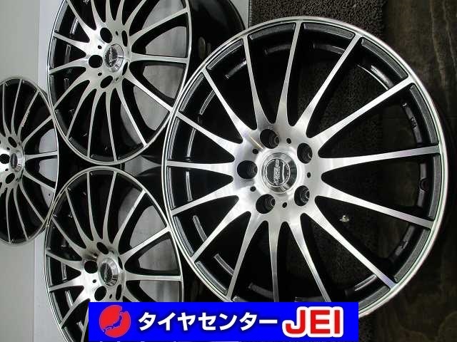 18インチ Xクロススピード 7.5J+55 114.3 ノア/ヴォクシー 中古アルミホイール4本セット送料無料(A18-5124)拍卖